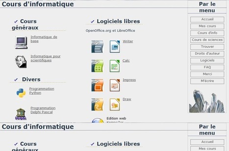 Cours d'informatique | Free Tutorials in EN, FR, DE | Scoop.it