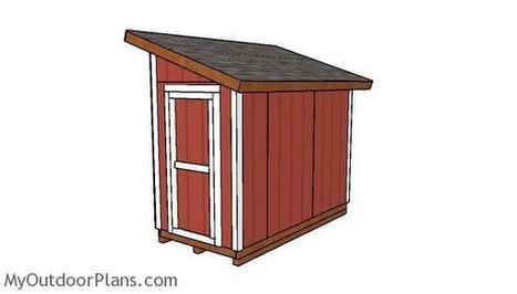 5x10 Lean to Shed Plans | MyOutdoorPlans | Free Woodworking Plans and Projects, DIY Shed, Wooden Playhouse, Pergola, Bbq | Garden Plans | Scoop.it