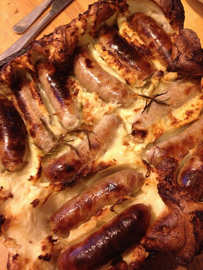 Toad in the Hole Recipe | Making the English Recipe Toad in the Hole | Best Easy Recipes | Scoop.it