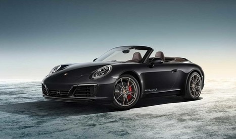 Jet Black 911 S Cabriolet by Porsche Exclusive | Porsche cars are amazing autos | Scoop.it
