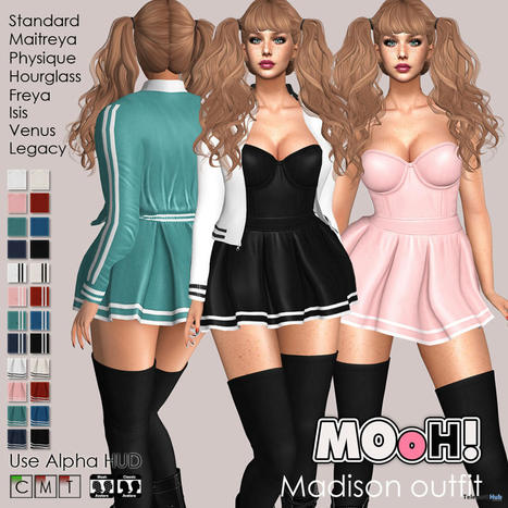 Madison Outfit Fatpack 99L Promo by MOoH! | Teleport Hub - Second Life Deals | Second Life Freebies | Scoop.it