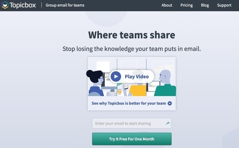 TopicBox. Emails de groupe pour le travail collaboratif • | TICE et langues | Scoop.it