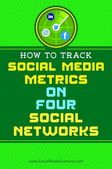 How to Track Social Media Metrics on Four Social Networks : Social Media Examiner | Public Relations & Social Marketing Insight | Scoop.it