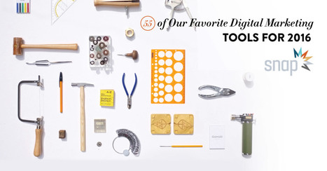 55 of Our Favorite Digital Marketing Tools for 2016 | Snap Agency | Top Social Media Tools | Scoop.it