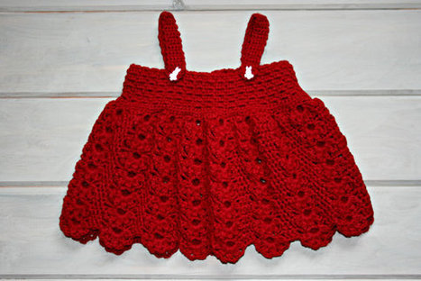 crochet pinafore dress