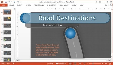 Interactive Road PowerPoint Template With Animated Timeline | PowerPoint presentations and PPT templates | Scoop.it