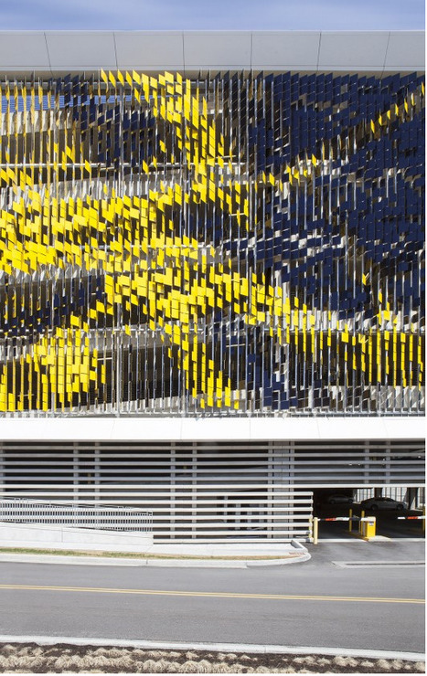 [Indianapolis, USA] Parking Structure ART Facade / Urbana | The Architecture of the City | Scoop.it