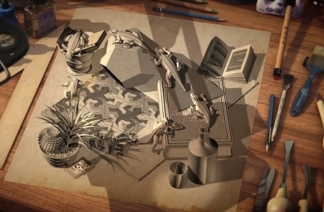Inspirations: A Short Film Celebrating the Mathematical Art of M.C. Escher | IELTS, ESP, EAP and CALL | Scoop.it
