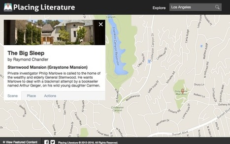 Placing Literature maps out real places you've read about in books | Creative teaching and learning | Scoop.it