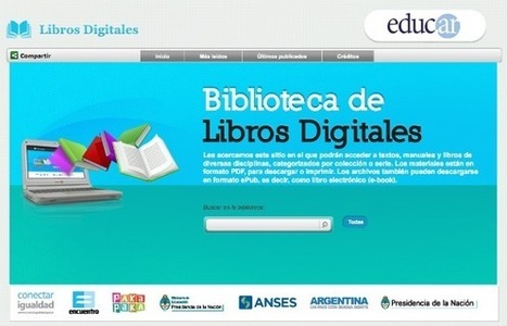Biblioteca de libros digitales para la comunidad educativa | Educación, TIC y ecología | Scoop.it