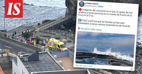 Raju video Kanariansaarten tappavasta aallokosta leviää | 1Uutiset - Lukemisen tähden | Scoop.it