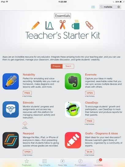 Apple's new Teacher's starter kit - apps | iGeneration - 21st Century Education (Pedagogy & Digital Innovation) | Scoop.it