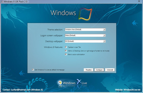 Logiciel licence gratuite: Logiciel gratuit Windows 8 UX Pack 2.0 2011 - licence gratuite pour transformer Windows 7 en Windows 8 build 7989 | Logiciel Gratuit Licence Gratuite | Scoop.it