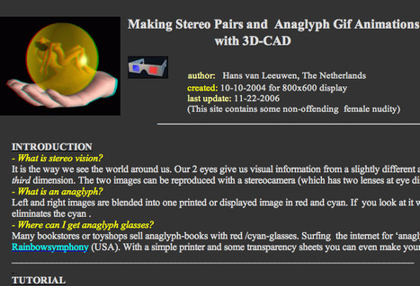 Making Stereo Pairs and Anaglyph Gif Animations with CAD | Digital Delights - Avatars, Virtual Worlds, Gamification | Scoop.it