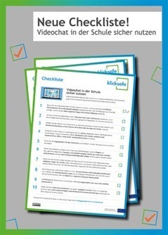 Neue Checkliste: Videochat in der Schule sicher nutzen - klicksafe.de | Anwendung &ndash; Medien und Informatik | Scoop.it