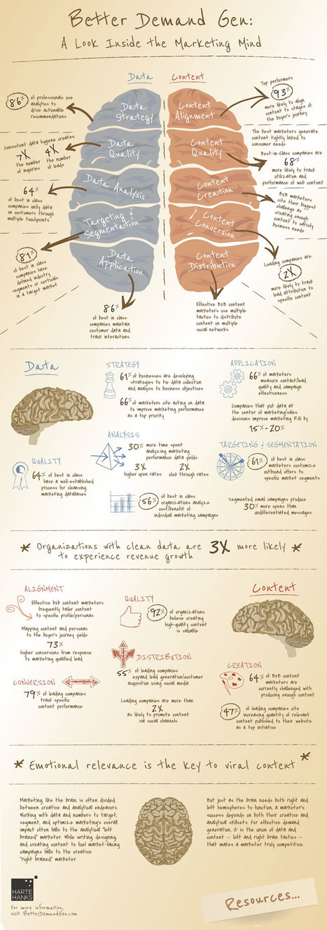 The Anatomy of an Effective Marketing Brain [Infographic] - HubSpot | SoShake | Scoop.it