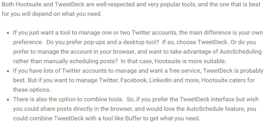 TweetDeck Versus Hootsuite - The Essential Guide - RazorSocial | The MarTech Digest | Scoop.it