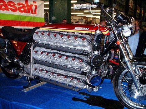 48-Cylinder Kawasaki Motorcycle ~ Grease n Gasoline | Cars | Motorcycles | Gadgets | Scoop.it