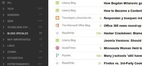 10 razones por las que podr&iacute;as amar m&aacute;s a Feedly que a Google Reader.- | Software+App+Web.- | Scoop.it