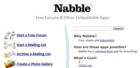 Nabble &ndash; Para &ldquo;incrustar&rdquo;, en cualquier p&aacute;gina web, foros, listas de email, galer&iacute;as de fotos, etc. | Aplicaciones y Herramientas . Software de Dise&ntilde;o | Scoop.it