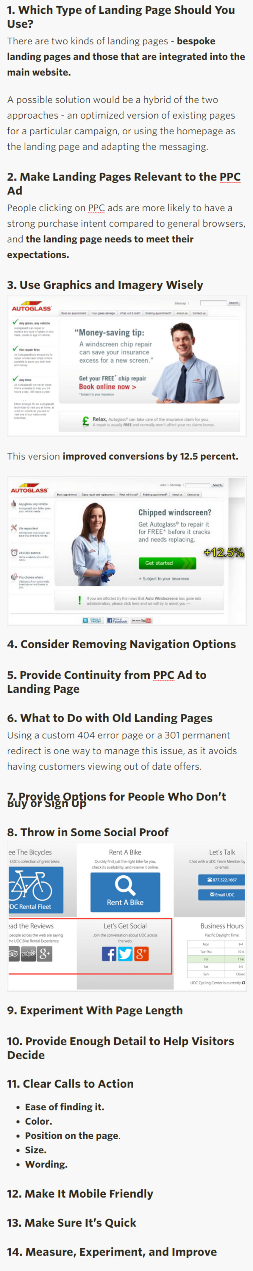 A 14 Point Checklist  for Designing a PPC Landing Page - Search Engine Watch | The MarTech Digest | Scoop.it