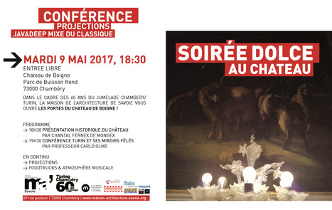 Maison de l'architecture de savoie : "Le 09/05/17 Soirée douce au Château | Ce monde à inventer ! | Scoop.it