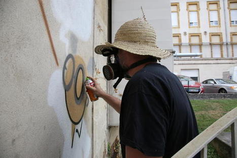 Le street artiste JACE habille de gaieté le CHRU de Nancy | veille territoriale | Scoop.it