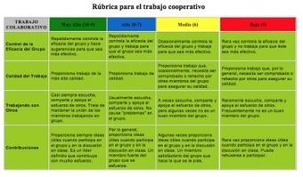Colección de rúbricas para evaluar - 1 | Recursos para la orientación educativa | Scoop.it
