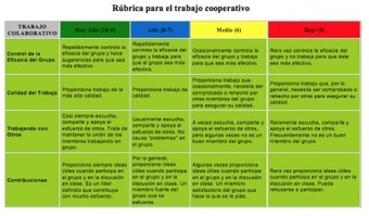 Colección de rúbricas para evaluar 1 | Educación, TIC y ecología | Scoop.it