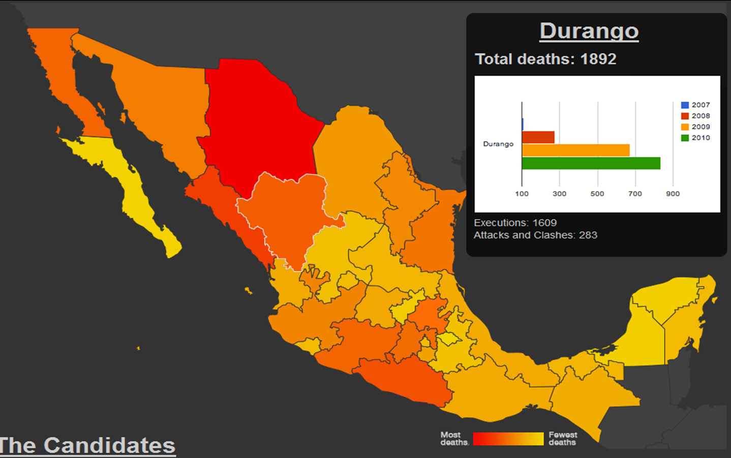 Mapping Mexico's gang violence Geography Educ...
