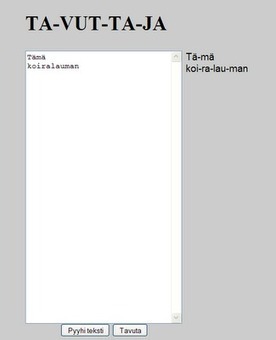 Harjoittele ta-vut-ta-mis-ta | 1Uutiset - Lukemisen tähden | Scoop.it