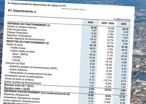 Les finances des départements s'enfoncent dans le rouge | Banque des Territoires | La SELECTION du Web | CAUE des Vosges - www.caue88.com | Scoop.it
