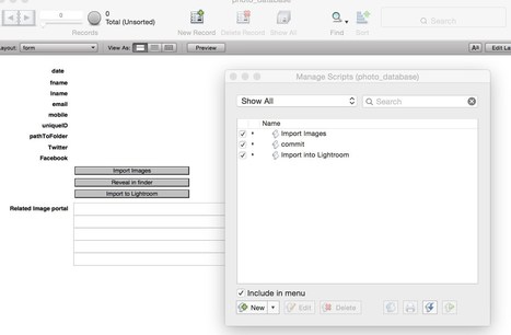 Photography Workflows. Applescript, Filemaker & Lightroom | Learning Claris FileMaker | Scoop.it