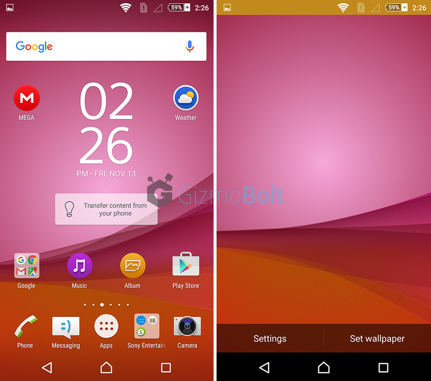 Download Verizon Xperia Z4v Live Wallpaper Xp