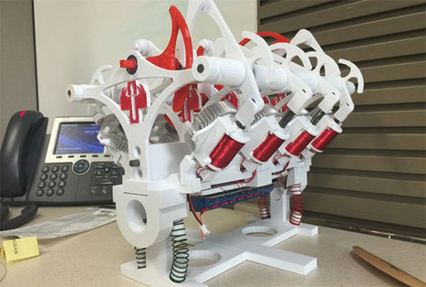 Motor con solenoides impreso en 3D | tecno4 | Scoop.it