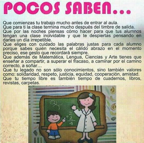 Lo q implica tener vocaci&oacute;n docente | Aprender y educar | Scoop.it