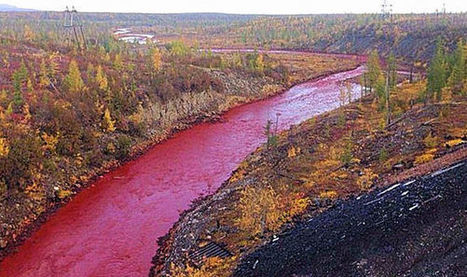 RIVER OF BLOOD: Arctic river turns RED after nickel processing plant LEAKS into waters | World | 15.06.2018 | Pollution accidentelle des eaux par produits chimiques | Scoop.it