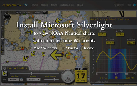 NOAA Charts with animated currents. Silverlight Design and Development | Digital Delights - Images & Design | Scoop.it