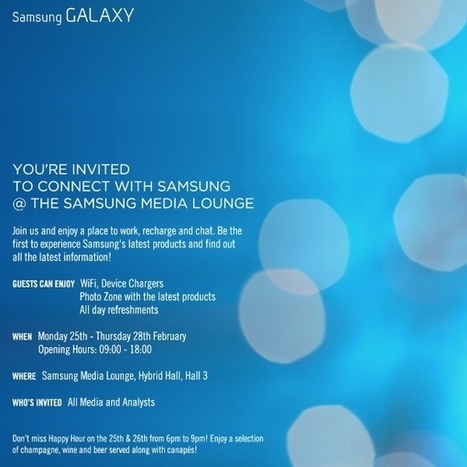 Planes de Samsung para el Mobile World Congress | Mobile Technology | Scoop.it