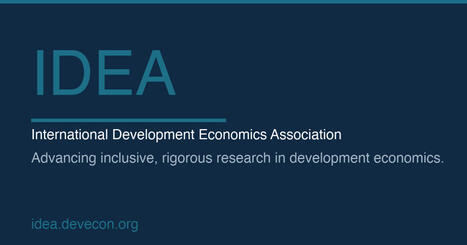 IDEA &mdash; International Development Economics Association | International development | Scoop.it