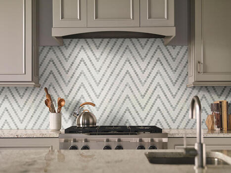 Why Hexagon Backsplash Tiles Are Trending Right Now | Home Surfaces | Scoop.it