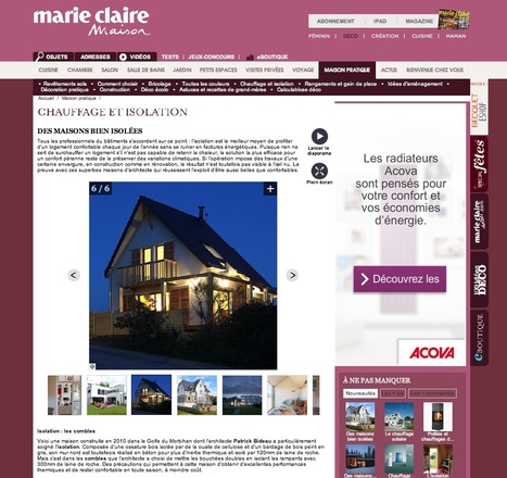Des maisons bien isolees I marieclairemaison.com | Architecture, maisons bois & bioclimatiques | Scoop.it
