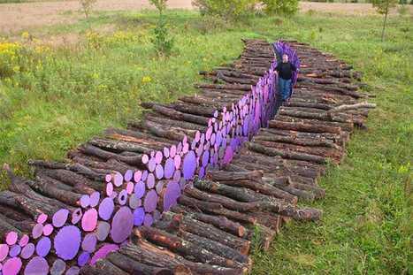 Wood pathway | 1001 Recycling Ideas ! | Scoop.it