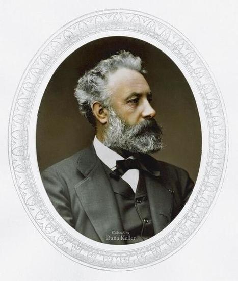 Colorized photo of Jules Verne, ca. 1880 | Jules Verne News (english) | Scoop.it