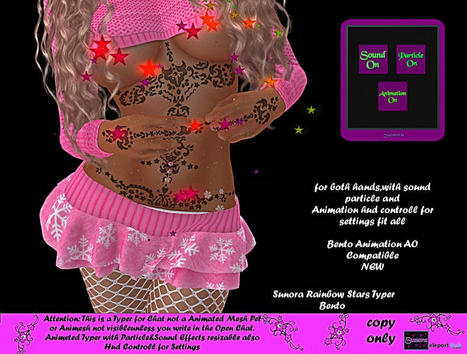 Rainbow Stars Typer Bento November 2023 Group Gift by Sunora | Teleport Hub - Second Life Freebies | Second Life Freebies | Scoop.it