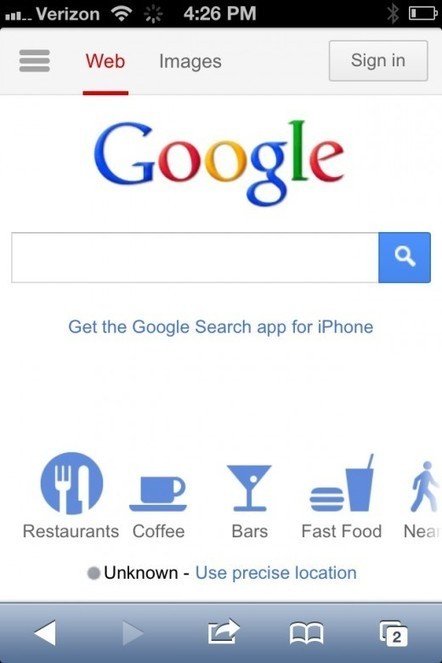 Google updates its mobile homepage to improve navigation, discovery | There's Definitely an App for That. | Scoop.it