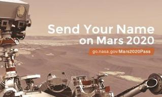 11 million names to be sent to Mars on NASA's Perseverance rover | Name News | Scoop.it