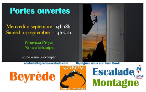 Portes ouvertes au club Beyrède Escalade Montagne les 11 et 14 septembre | Vallées d'Aure & Louron - Pyrénées | Scoop.it