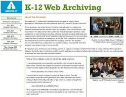 Preserving Today’s Primary Sources for Tomorrow’s Research « Teaching with the Library of Congress | Didactics and Technology in Education | Scoop.it