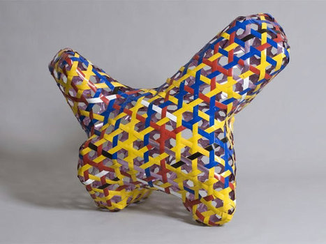 Complex Sculptures Made from Discarded Venetian Blinds by James Carl | Creative_me | Scoop.it